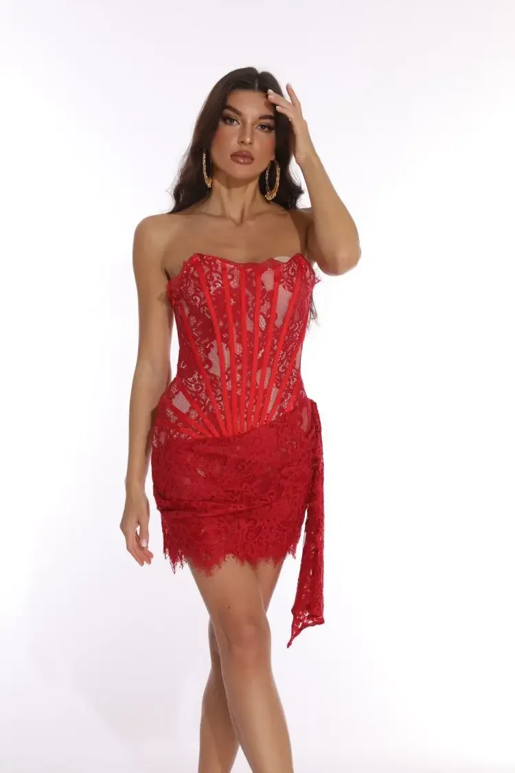 Vestido para mujer con encaje