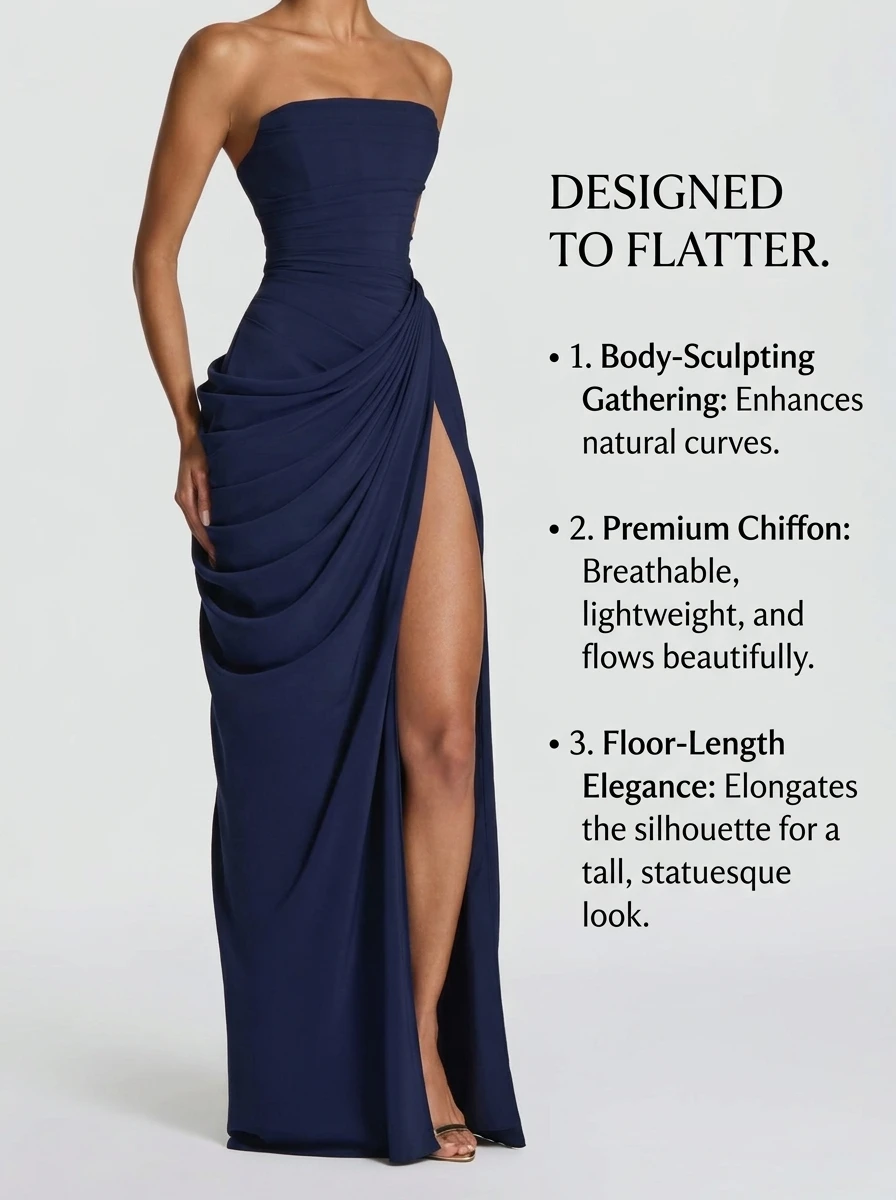Vestido para mujer de poliéster