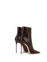 Botines Cortos de Tacón Alto con Punta en Pico Color Marrón, Botas de Moda Versátiles para Mujer, Otoño Invierno, Nueva Llega... - Imagen 3