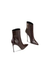 Botines Cortos de Tacón Alto con Punta en Pico Color Marrón, Botas de Moda Versátiles para Mujer, Otoño Invierno, Nueva Llega... - Imagen 2