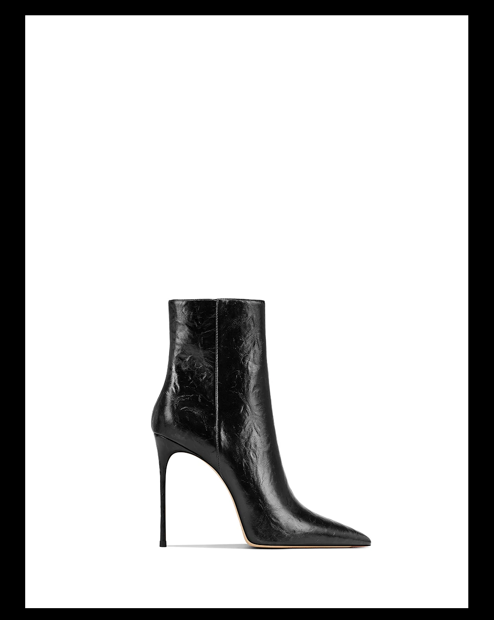 Botines Cortos de Tacón Alto con Punta en Pico Color Marrón, Botas de Moda Versátiles para Mujer, Otoño Invierno, Nueva Llega...