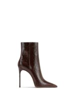 Botines Cortos de Tacón Alto con Punta en Pico Color Marrón, Botas de Moda Versátiles para Mujer, Otoño Invierno, Nueva Llega... - Imagen 5