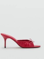 Sandalias de mujer Mango 2025: Novedad de otoño, casuales, de tacón fino, versátiles, con punta abierta, lazo de mariposa, pa... - Imagen 5