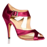 Tacones altos para mujer para pies pequeños Zapatos de baile latino Zapatos de baile sexys con parte superior de satén - Imagen 2