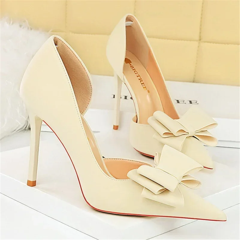 Zapatos de tacón alto de 2024 cm para mujer, calzado de satén de seda con agujeros laterales, color morado y verde, estilo Kawaii, para fiesta de graduación, 10,5