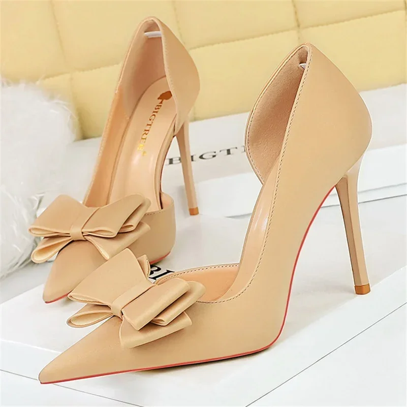 Zapatos de tacón alto de 2024 cm para mujer, calzado de satén de seda con agujeros laterales, color morado y verde, estilo Kawaii, para fiesta de graduación, 10,5