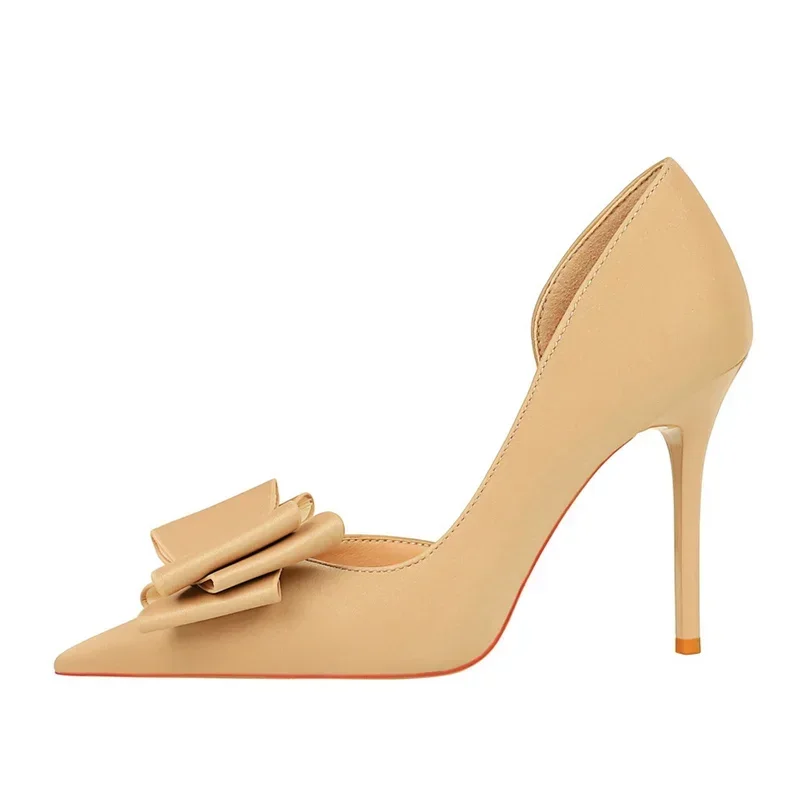 Zapatos de tacón alto de 2024 cm para mujer, calzado de satén de seda con agujeros laterales, color morado y verde, estilo Kawaii, para fiesta de graduación, 10,5