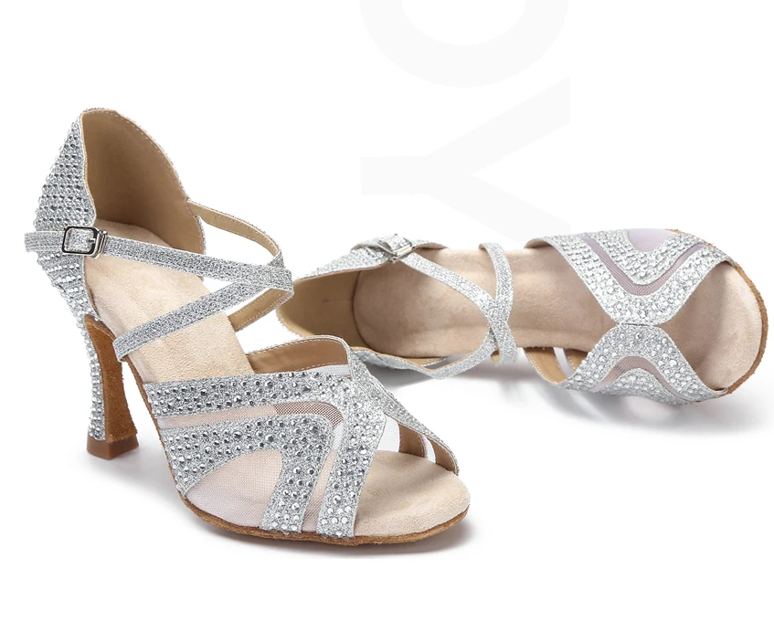 CINMIDY, zapatos de baile latino rojos para mujer, tango, Salsa, entrenamiento de salón, baile, tacón alto, zapatos de boda a la moda para mujer