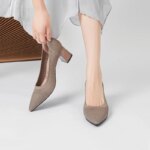 Zapatos de Tacón Alto para Mujer, Primavera-Otoño 2026, Nuevos, Tejidos Suaves, Transpirables y Cómodos - Imagen 5