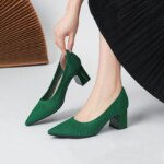 Zapatos de Tacón Alto para Mujer, Primavera-Otoño 2026, Nuevos, Tejidos Suaves, Transpirables y Cómodos - Imagen 3