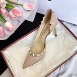Zapatos de Mujer de Marca de Lujo, Sandalias de Verano con Remaches, Tacones Altos, Laterales Abiertos, de Cuero, Moda Femenina, Zapatos de Fiesta para Damas 2026 - Imagen 2