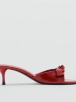 Sandalias de Tacón Alto para Mujer Mango, Verano 2025, con Lazo de Mariposa, Estilo Hada, Versátiles, con Tira Ancha, Fáciles... - Imagen 3