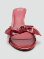 Sandalias de Tacón Alto para Mujer Mango, Verano 2025, con Lazo de Mariposa, Estilo Hada, Versátiles, con Tira Ancha, Fáciles... - Imagen 4