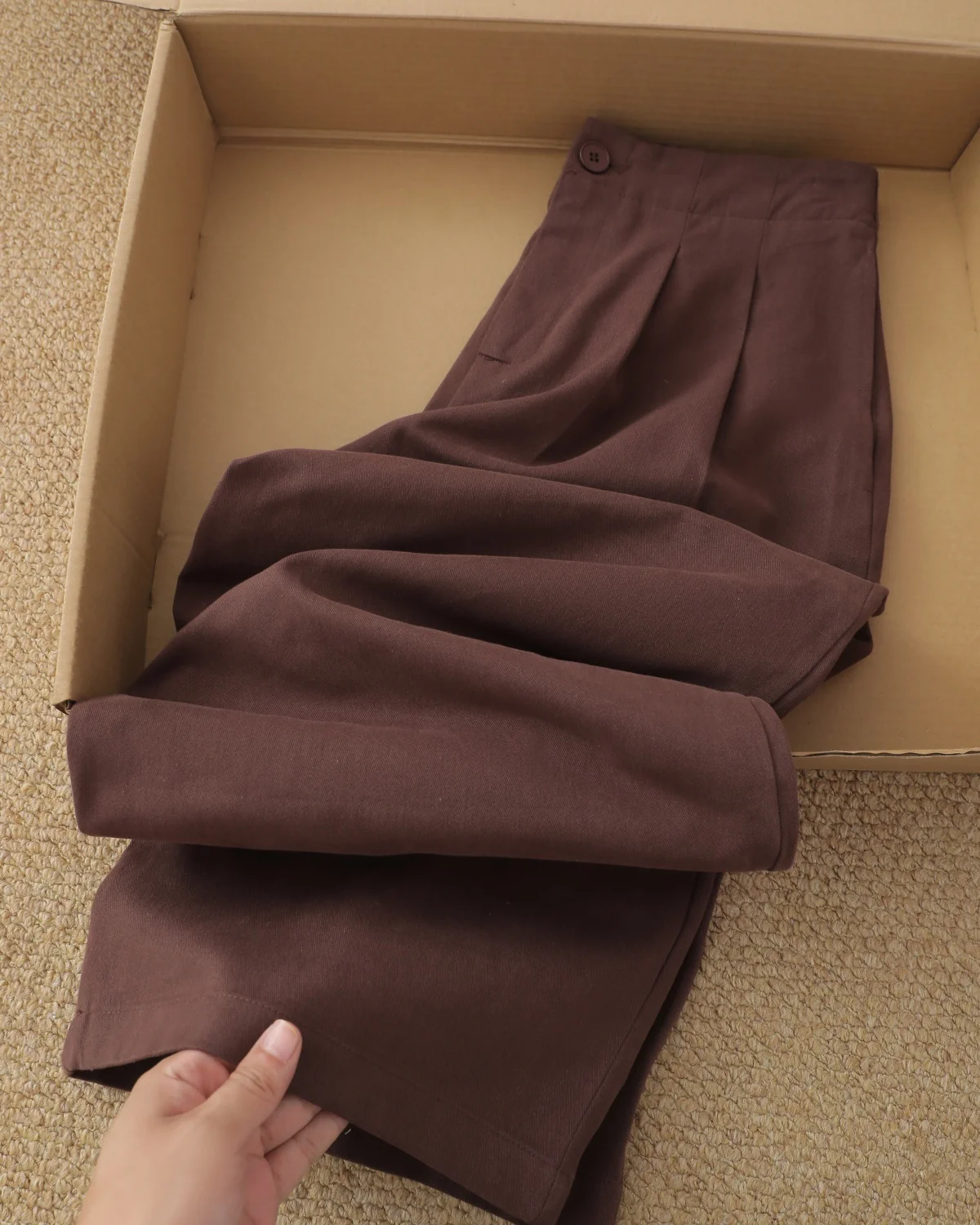 Pantalones anchos de algodón de cintura alta estilo coreano para mujer, pantalones informales holgados de corte recto, pantal...