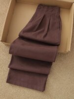Pantalones anchos de algodón de cintura alta estilo coreano para mujer, pantalones informales holgados de corte recto, pantal... - Imagen 4