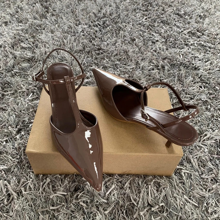 2025 zapatos de tacón con hebilla a la moda para mujer, sandalias sexis con punta estrecha y tacones altos finos, zapatos de vestir para fiesta de boda a la moda 2025 zapatos de tacón con hebilla a la moda para mujer, sandalias sexis con punta estrecha y tacones altos finos, zapatos de vestir para fiesta de boda a la moda