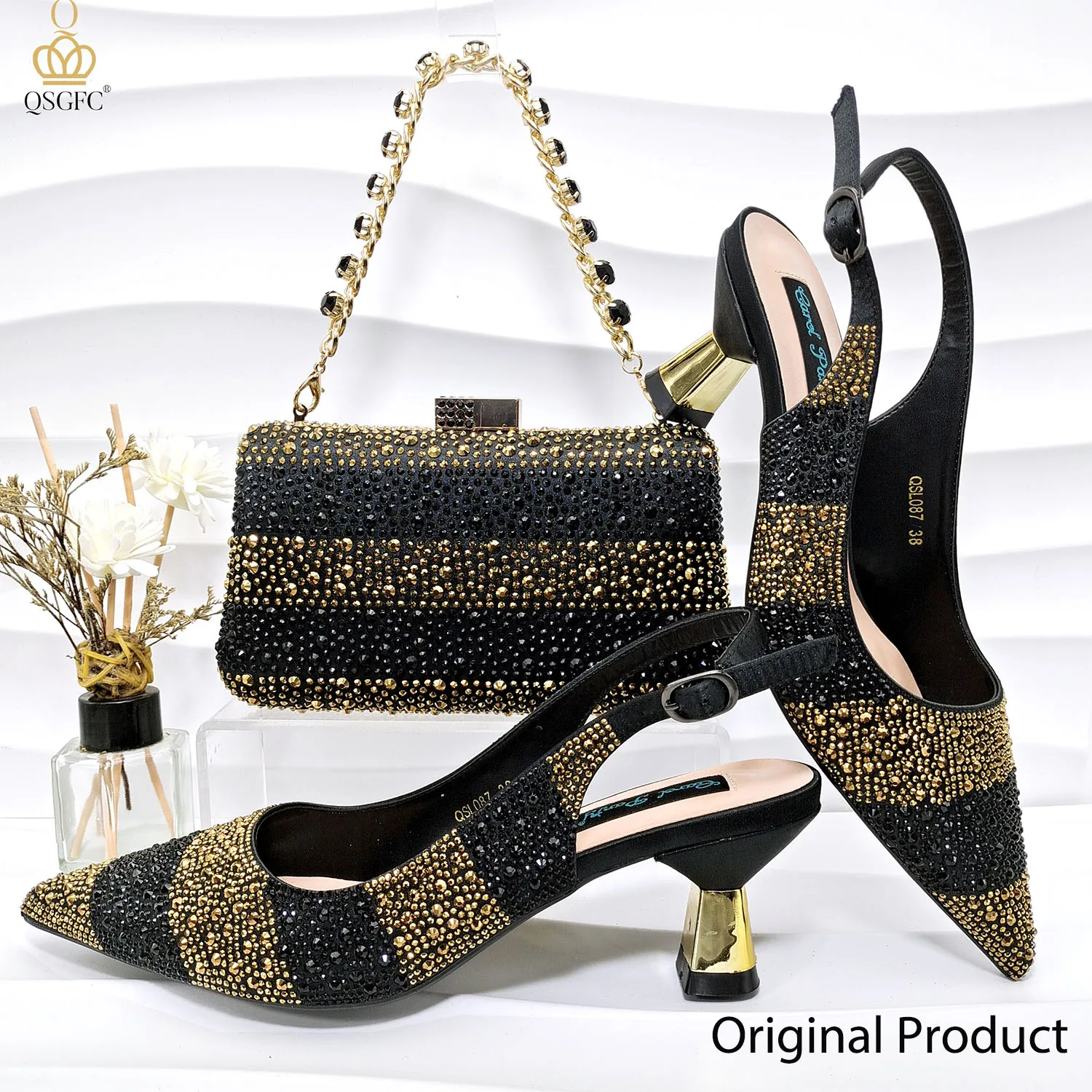 Conjunto de Zapatos y Bolso Verdes de Diseño Italiano de Lujo para Mujer, con Pedrería, para Bodas y Fiestas, 2026