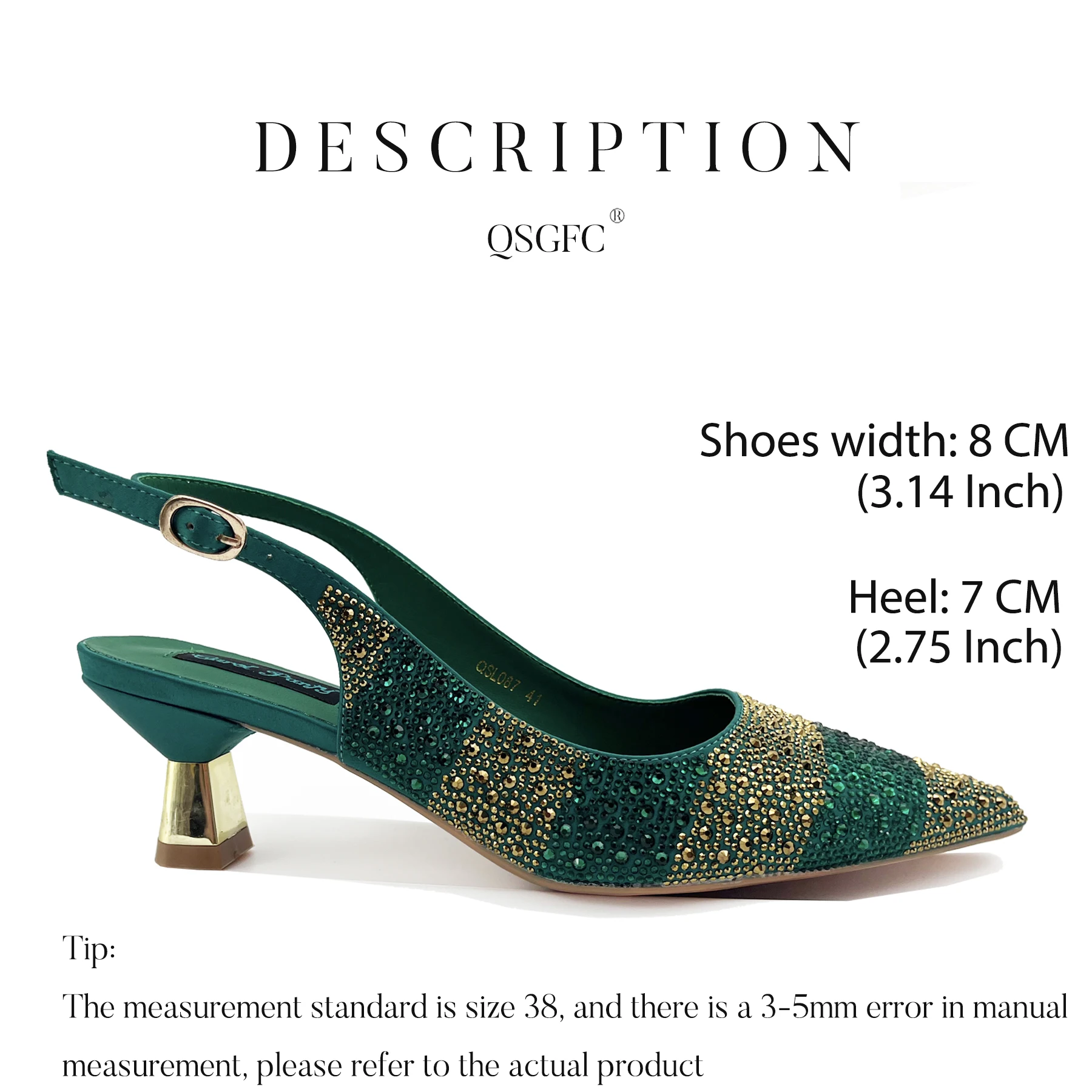 Conjunto de Zapatos y Bolso Verdes de Diseño Italiano de Lujo para Mujer, con Pedrería, para Bodas y Fiestas, 2026