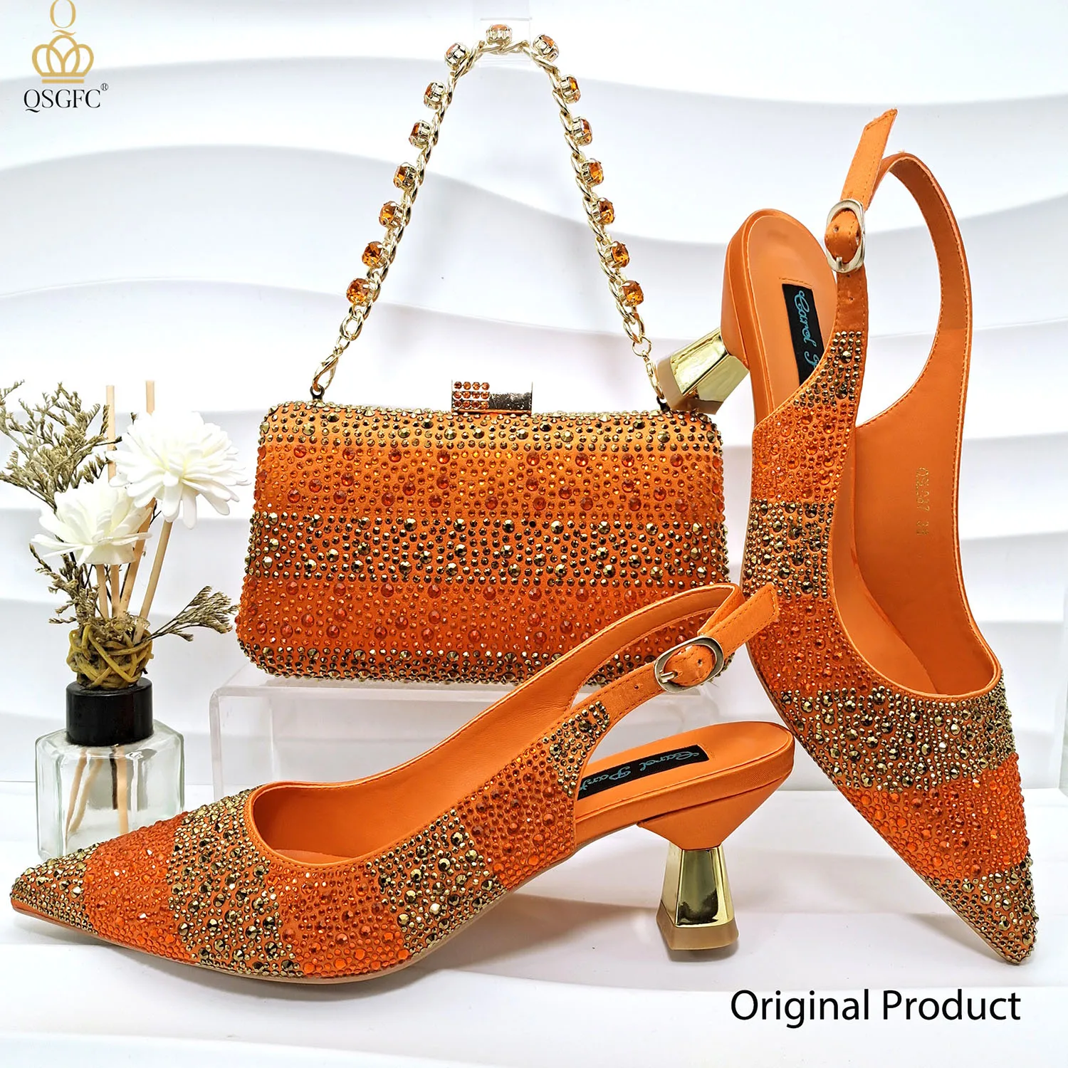 Conjunto de Zapatos y Bolso Verdes de Diseño Italiano de Lujo para Mujer, con Pedrería, para Bodas y Fiestas, 2026