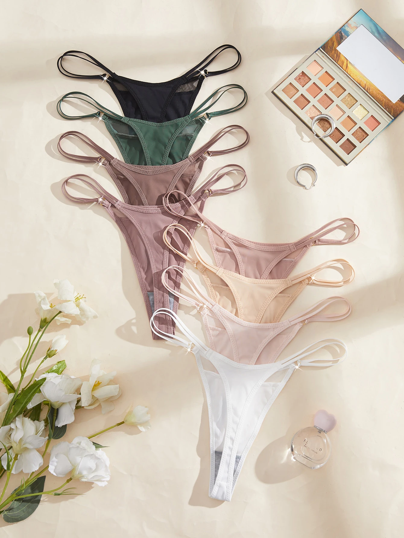 8PCS Bragas de mujer de malla sólida, ropa interior de talle bajo, tanga fina para mujer, lencería sexy 8PCS Bragas de mujer de malla sólida, ropa interior de talle bajo, tanga fina para mujer, lencería sexy