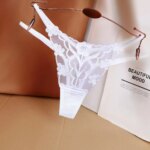 Braguitas de mujer sexys de talle bajo, tanga transparente para mujer, ropa interior sexy, braguitas de tiras finas. - Imagen 6
