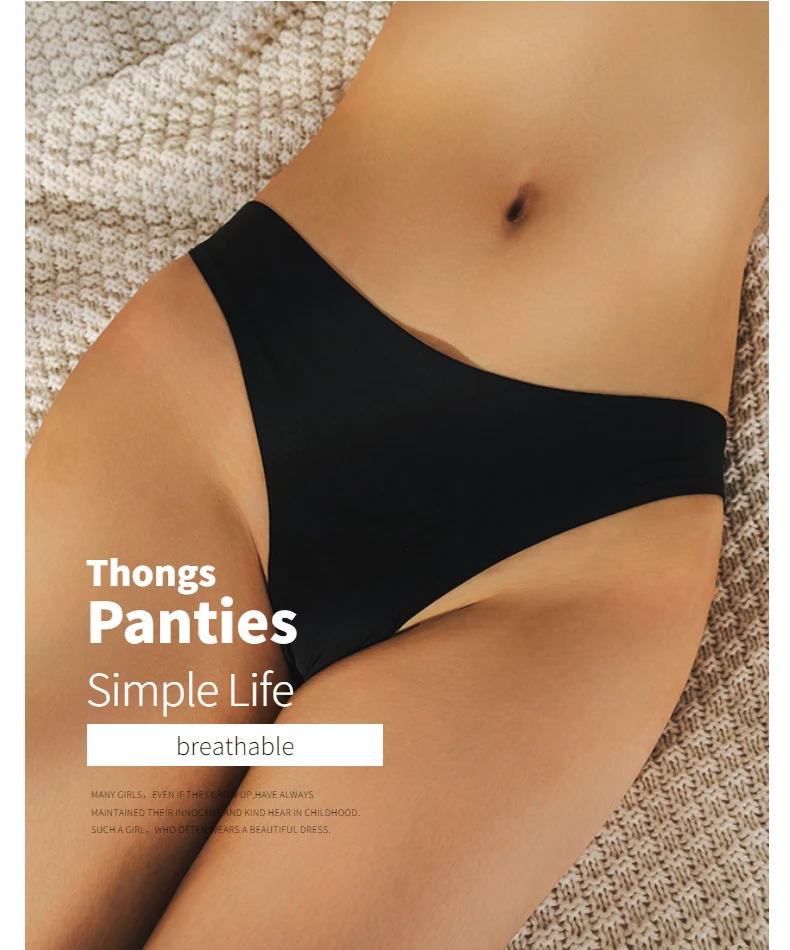 BZEL-tangas de satén de seda para mujer, ropa interior deportiva sin costuras, lencería Sexy, bragas calientes