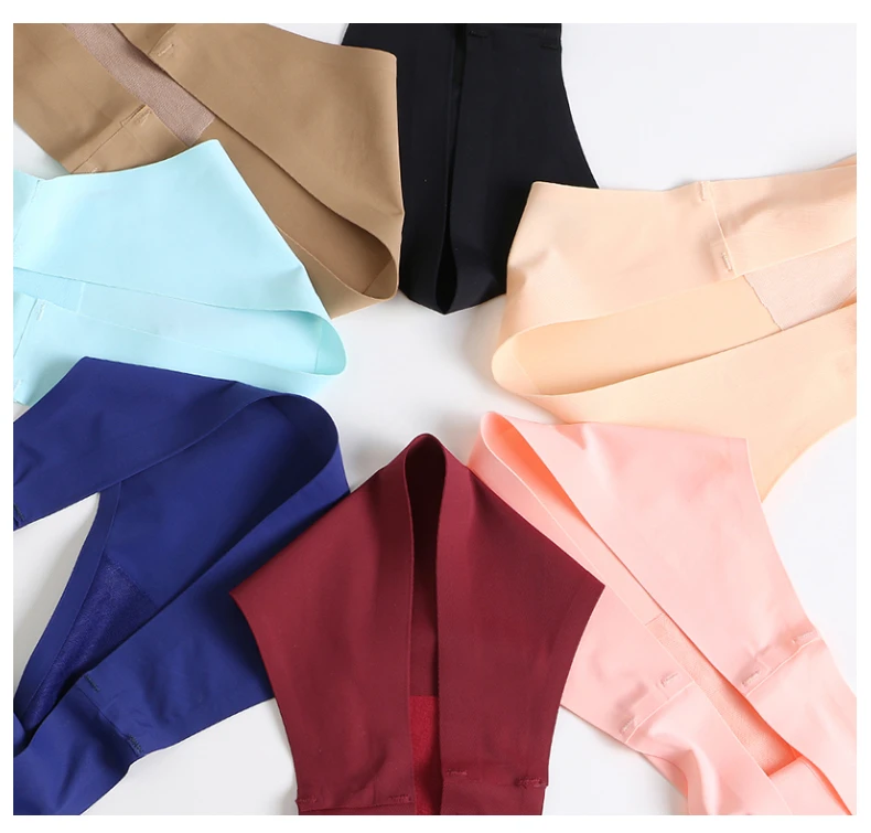 BZEL-tangas de satén de seda para mujer, ropa interior deportiva sin costuras, lencería Sexy, bragas calientes
