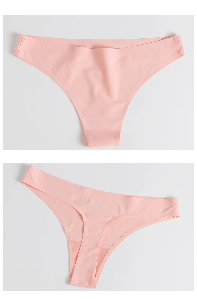 BZEL-tangas de satén de seda para mujer, ropa interior deportiva sin costuras, lencería Sexy, bragas calientes