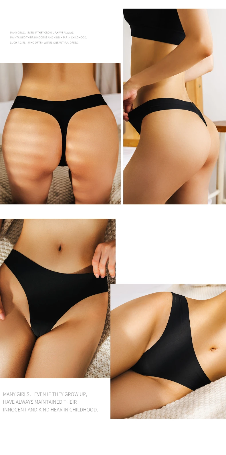 BZEL-tangas de satén de seda para mujer, ropa interior deportiva sin costuras, lencería Sexy, bragas calientes