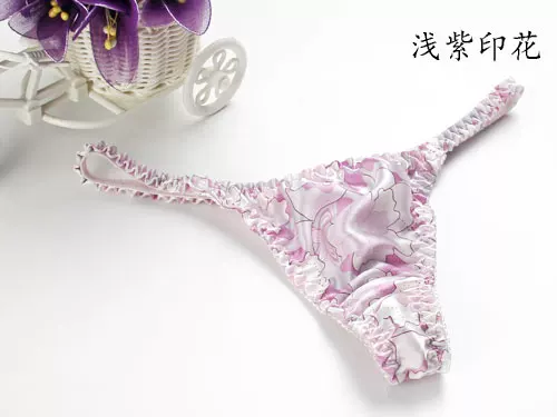 Tanga de satén Sexy para mujer, ropa interior de talla grande, bragas de tiro bajo, Tanga corto sin costuras de secado fácil y transpirable, nuevo