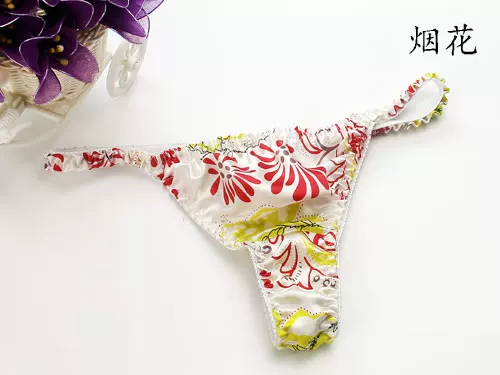 Tanga de satén Sexy para mujer, ropa interior de talla grande, bragas de tiro bajo, Tanga corto sin costuras de secado fácil y transpirable, nuevo