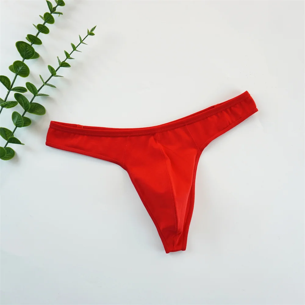 4 Uds. De Tanga para Hombre, bolsa de algodón sin costuras, Tanga Sexy para Hombre, suspensorio, bolsa para pene, Tanga fino transpirable, calzoncillos masculinos