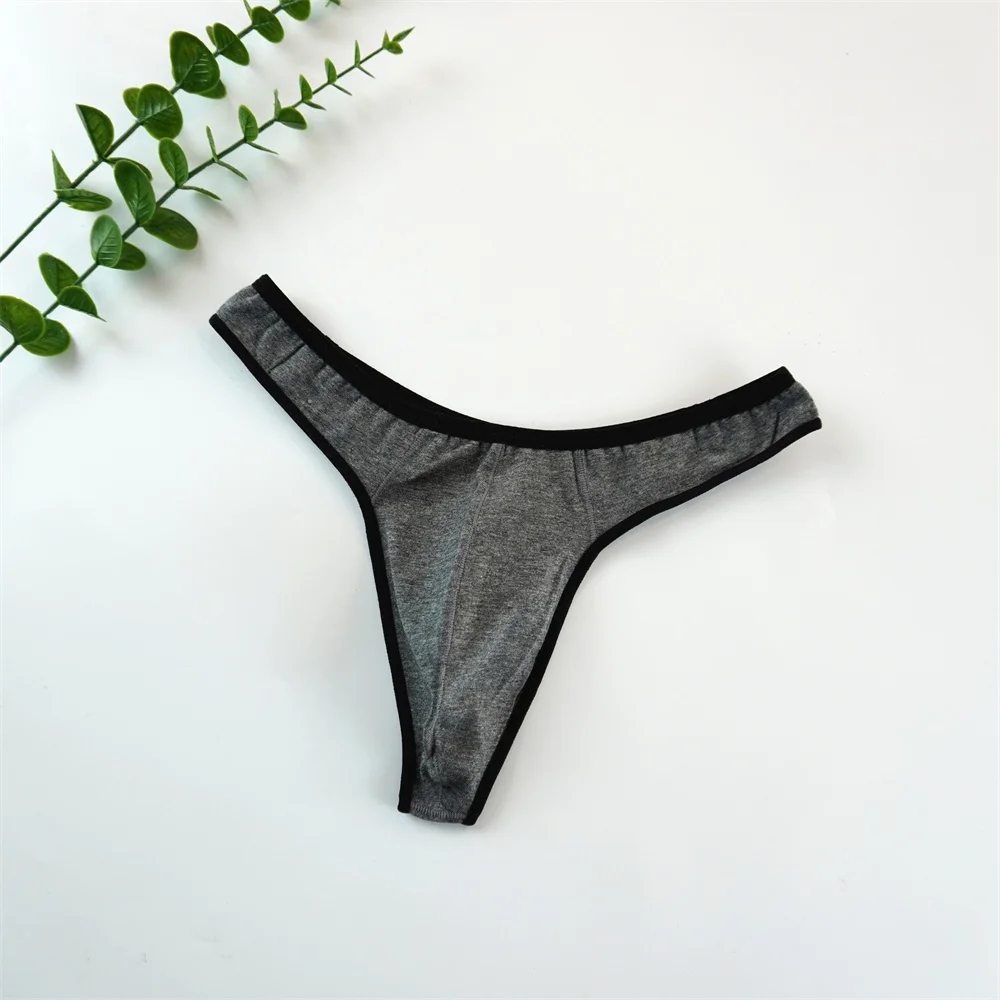 4 Uds. De Tanga para Hombre, bolsa de algodón sin costuras, Tanga Sexy para Hombre, suspensorio, bolsa para pene, Tanga fino transpirable, calzoncillos masculinos