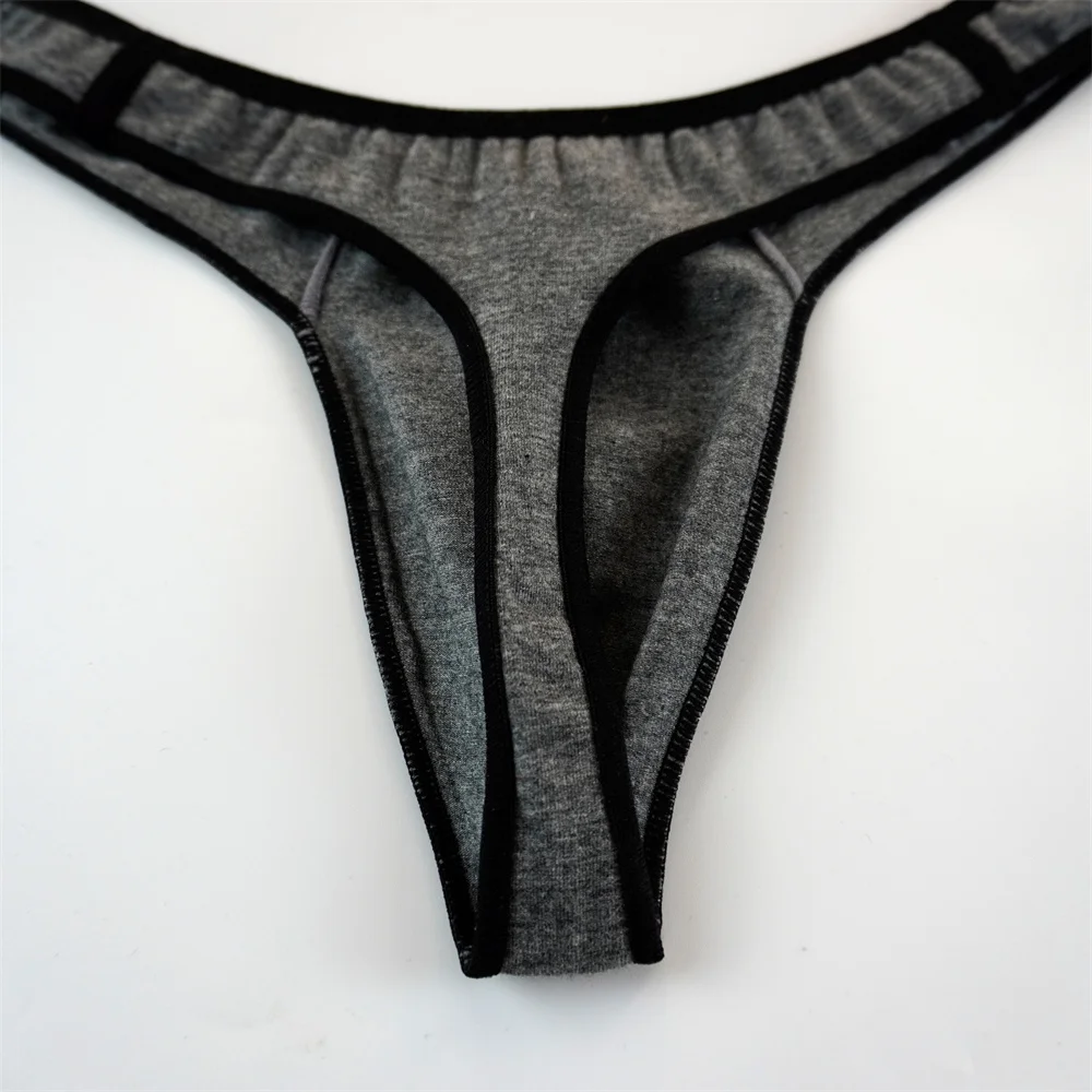 4 Uds. De Tanga para Hombre, bolsa de algodón sin costuras, Tanga Sexy para Hombre, suspensorio, bolsa para pene, Tanga fino transpirable, calzoncillos masculinos