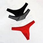 4 Uds. De Tanga para Hombre, bolsa de algodón sin costuras, Tanga Sexy para Hombre, suspensorio, bolsa para pene, Tanga fino transpirable, calzoncillos masculinos
