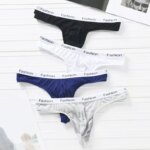 4 piezas de tangas para hombre, ropa interior sexy, bragas de seda, pantalones cortos de cintura baja, G-String, suspensorios, ropa interior erótica para gays.