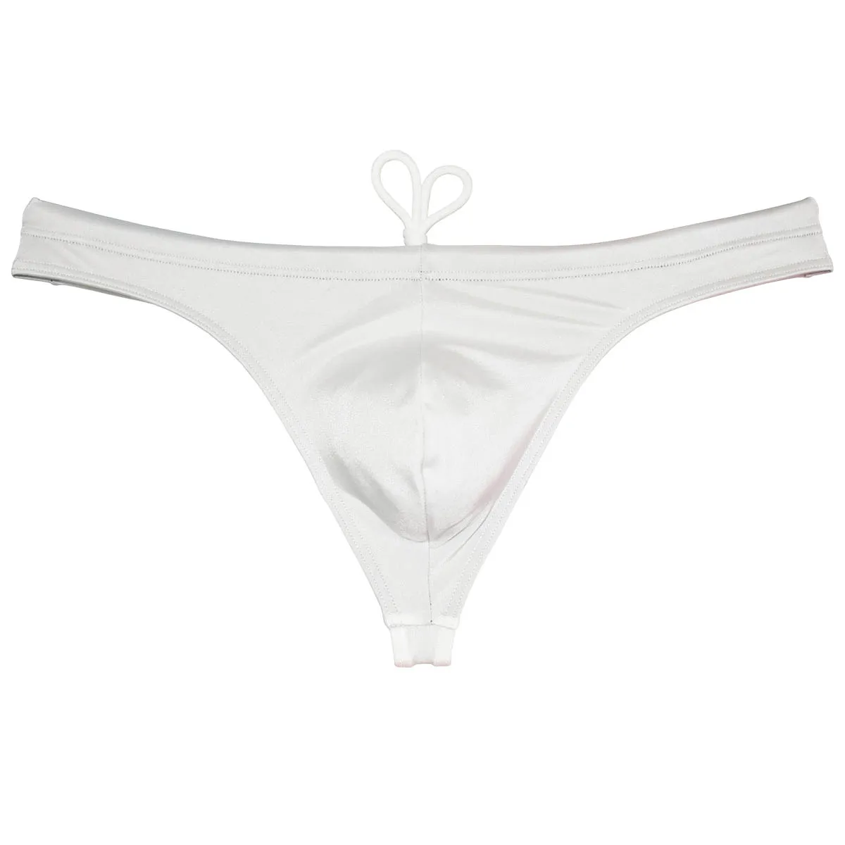 Tanga de Baño para Hombre, con Cordón Ajustable, de Secado Rápido, Elástico, Transpirable y Sedoso