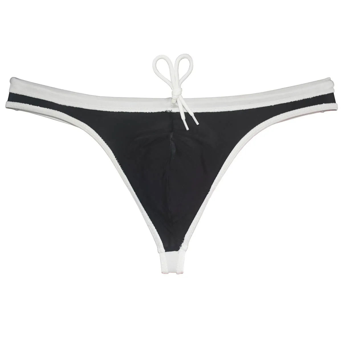 Tanga de Baño para Hombre, con Cordón Ajustable, de Secado Rápido, Elástico, Transpirable y Sedoso