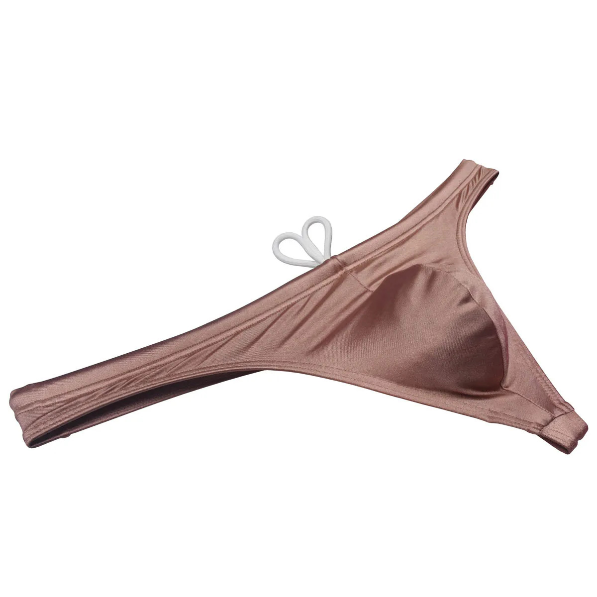 Tanga de Baño para Hombre, con Cordón Ajustable, de Secado Rápido, Elástico, Transpirable y Sedoso