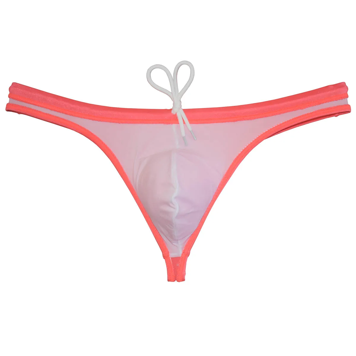 Tanga de Baño para Hombre, con Cordón Ajustable, de Secado Rápido, Elástico, Transpirable y Sedoso