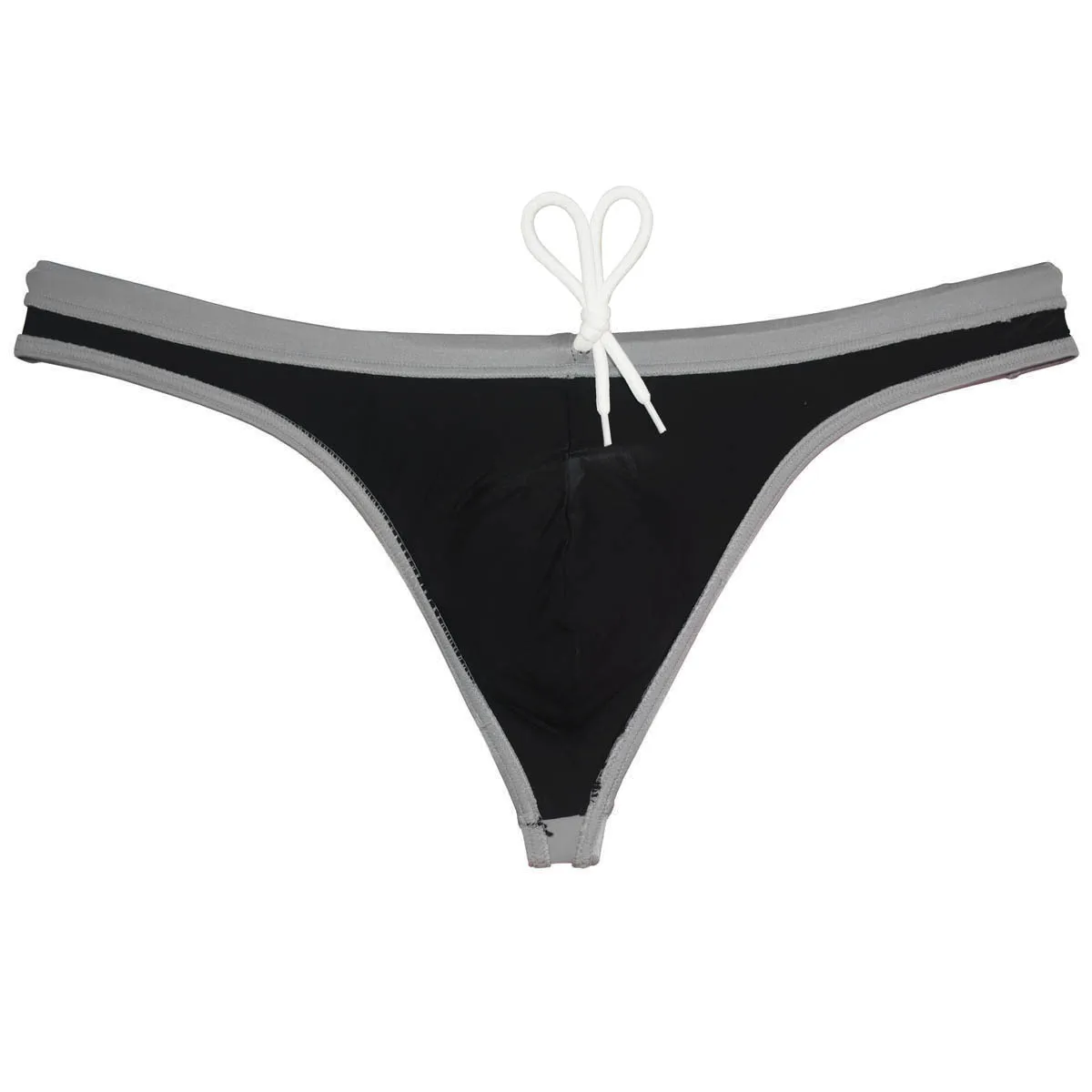 Tanga de Baño para Hombre, con Cordón Ajustable, de Secado Rápido, Elástico, Transpirable y Sedoso