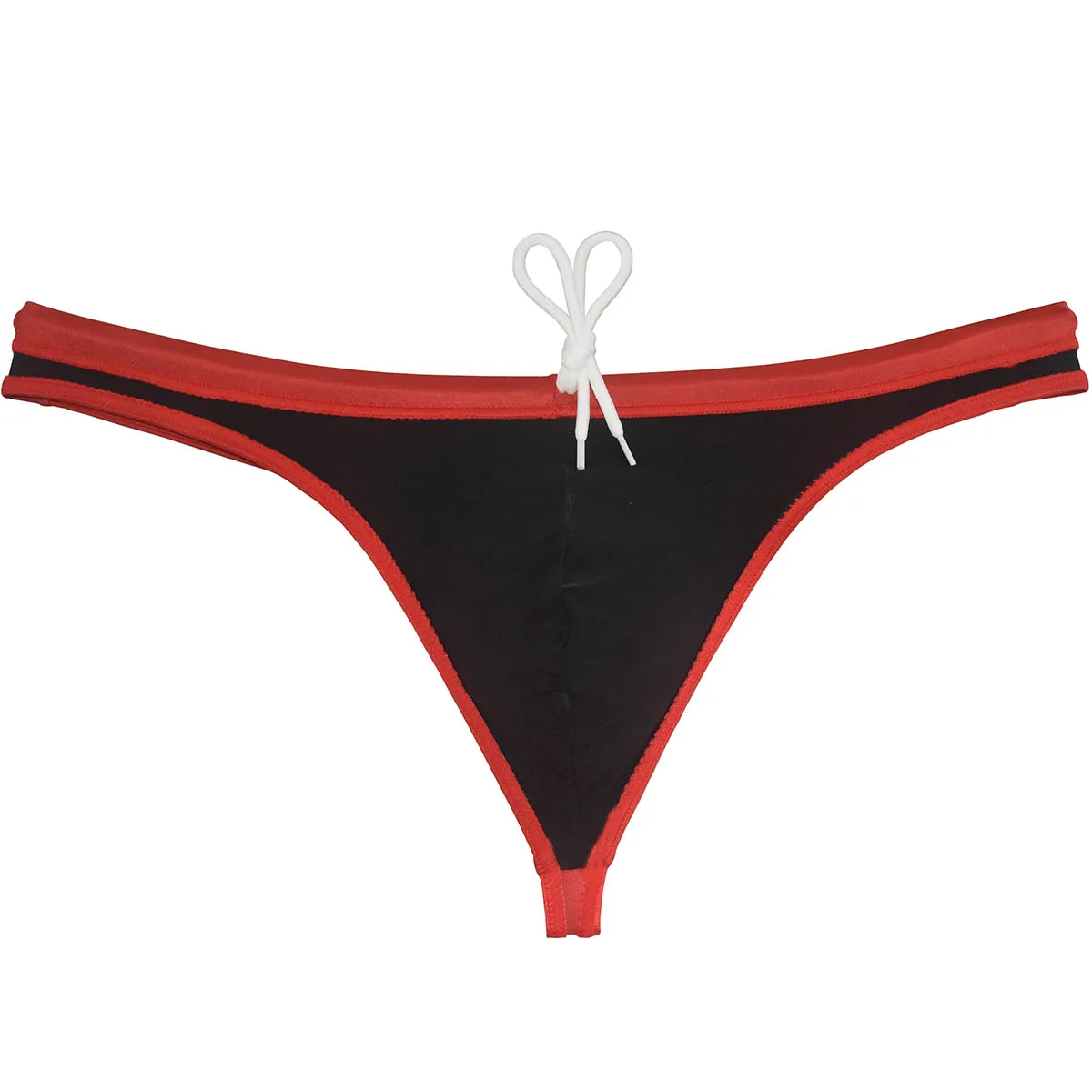 Tanga de Baño para Hombre, con Cordón Ajustable, de Secado Rápido, Elástico, Transpirable y Sedoso