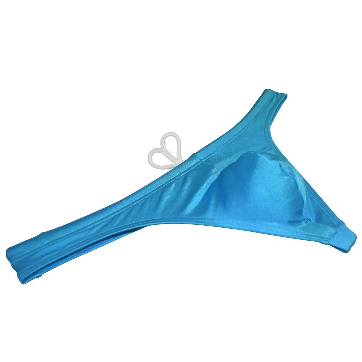 Tanga de Baño para Hombre, con Cordón Ajustable, de Secado Rápido, Elástico, Transpirable y Sedoso