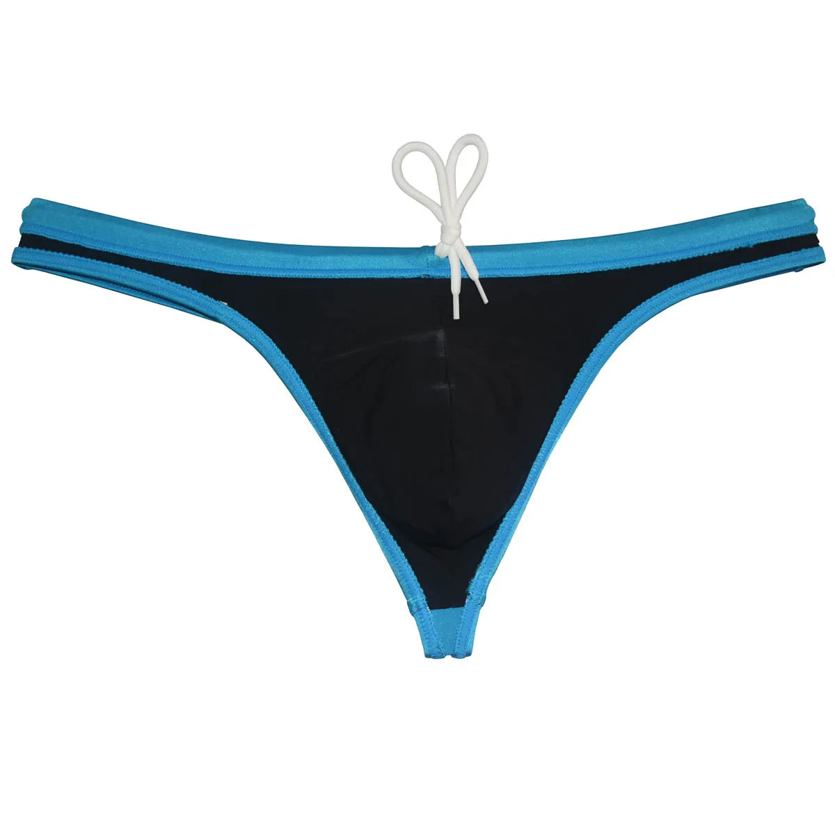 Tanga de Baño para Hombre, con Cordón Ajustable, de Secado Rápido, Elástico, Transpirable y Sedoso
