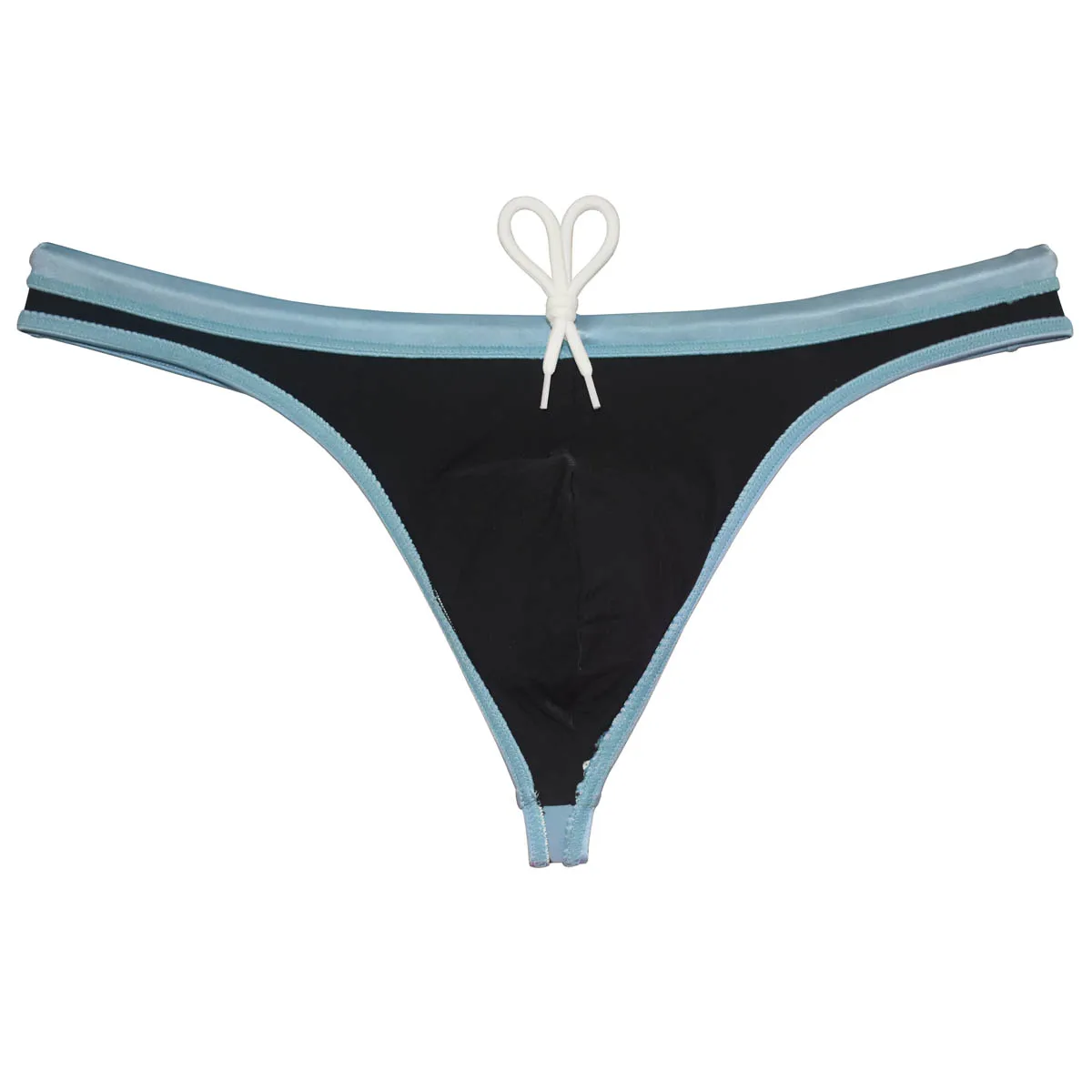 Tanga de Baño para Hombre, con Cordón Ajustable, de Secado Rápido, Elástico, Transpirable y Sedoso