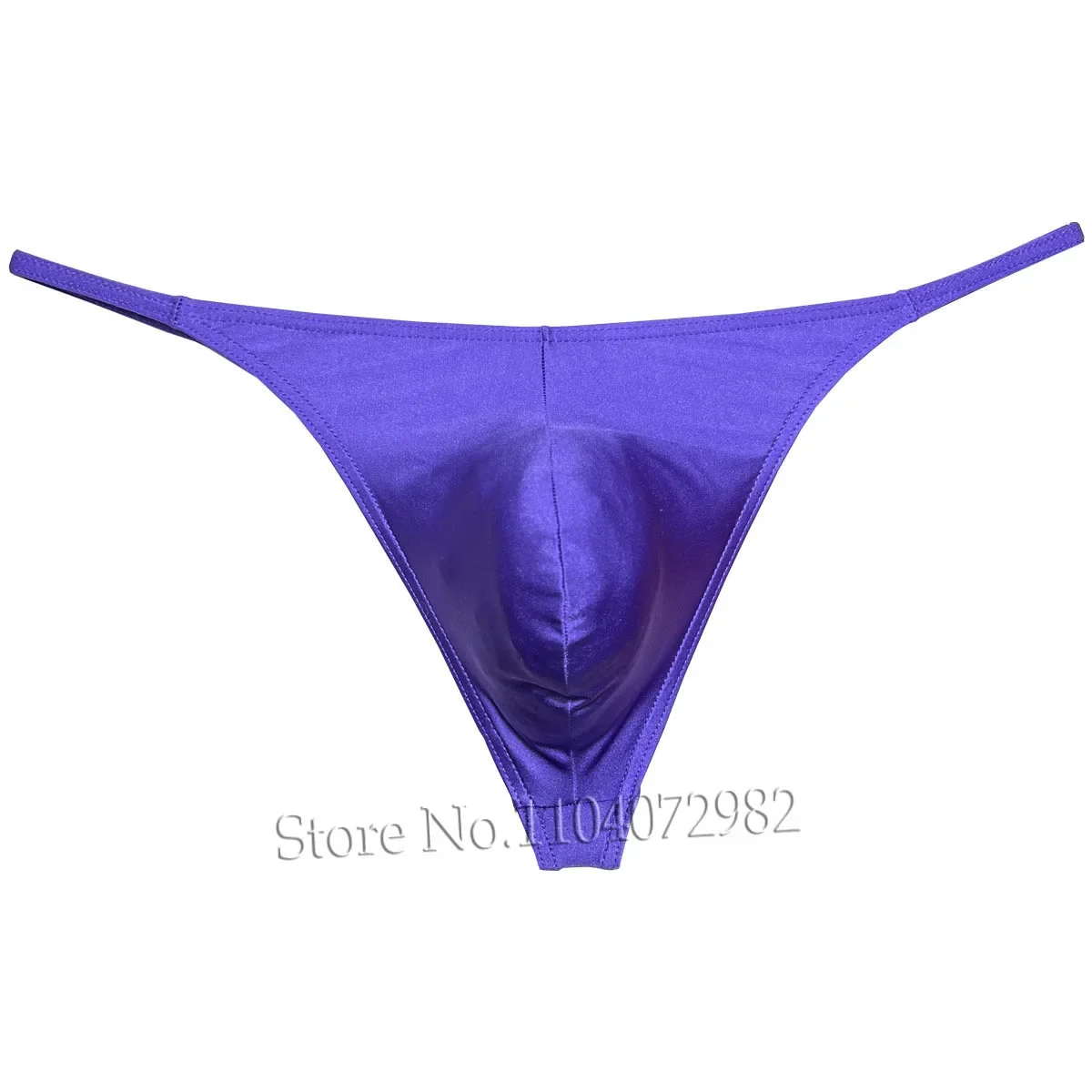 Ropa interior para hombre, Tanga, bolsa de contorno, Tangas, calzoncillos atrevidos, Bikini sedoso brillante, bragas de playa de tiro bajo para hombre, bragas suaves Sissy