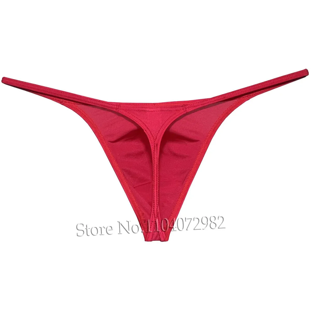 Ropa interior para hombre, Tanga, bolsa de contorno, Tangas, calzoncillos atrevidos, Bikini sedoso brillante, bragas de playa de tiro bajo para hombre, bragas suaves Sissy