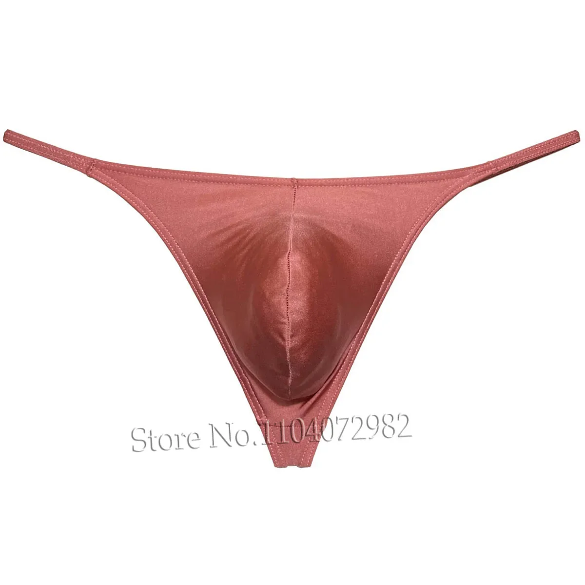 Ropa interior para hombre, Tanga, bolsa de contorno, Tangas, calzoncillos atrevidos, Bikini sedoso brillante, bragas de playa de tiro bajo para hombre, bragas suaves Sissy