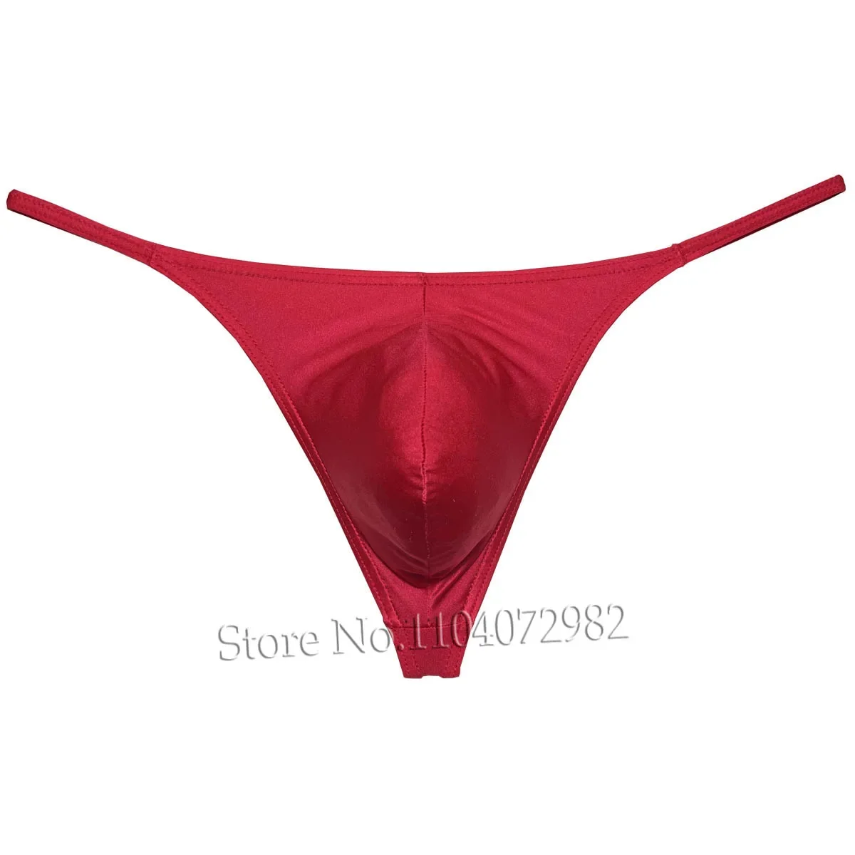 Ropa interior para hombre, Tanga, bolsa de contorno, Tangas, calzoncillos atrevidos, Bikini sedoso brillante, bragas de playa de tiro bajo para hombre, bragas suaves Sissy