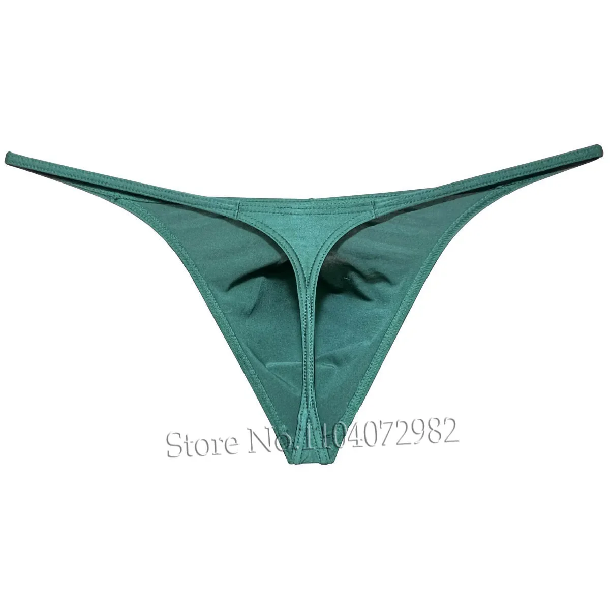 Ropa interior para hombre, Tanga, bolsa de contorno, Tangas, calzoncillos atrevidos, Bikini sedoso brillante, bragas de playa de tiro bajo para hombre, bragas suaves Sissy